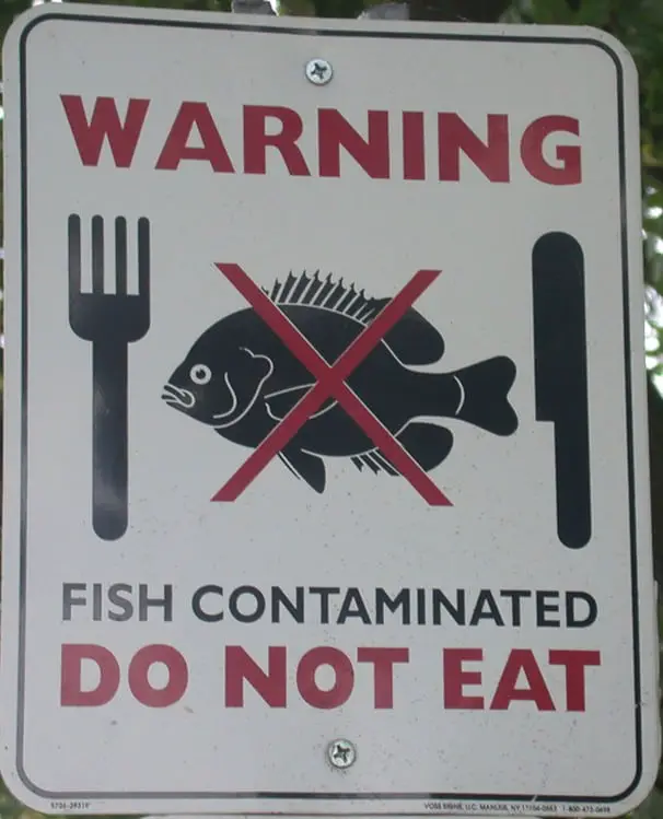 mercury warning sign dont eat fish