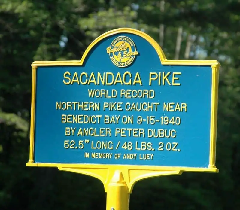 North America Northern Pike Record Plaque