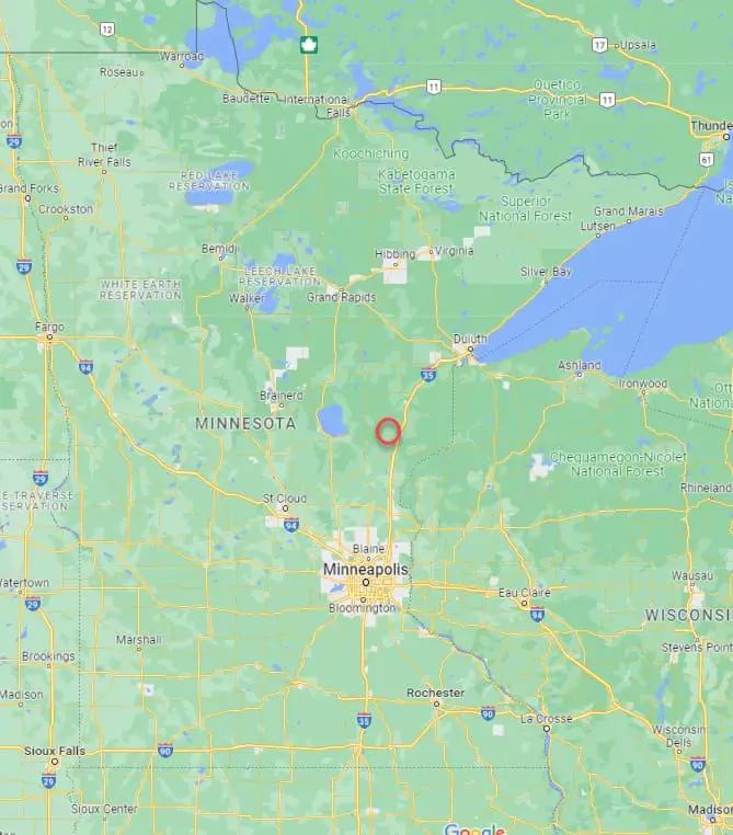 Grindstone Lake Minnesota Map